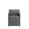 Manhattan Comfort Anna Square Faux Leather Dining Chair in Pewter - Set of 2 2-DC058AR-PE - alternate 6